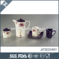 Fine bone china wholesale high quality custom ceramic tea set